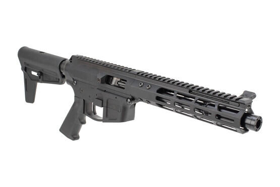 Foxtrot Mike Products 7" Side Charging 9mm AR Pistol with Glock Style Magwell and Magpul BSL pistol brace